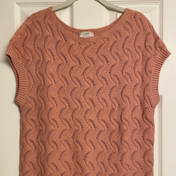 LOFT Sleeveless Tunic Sweater - Picture 1 of 8